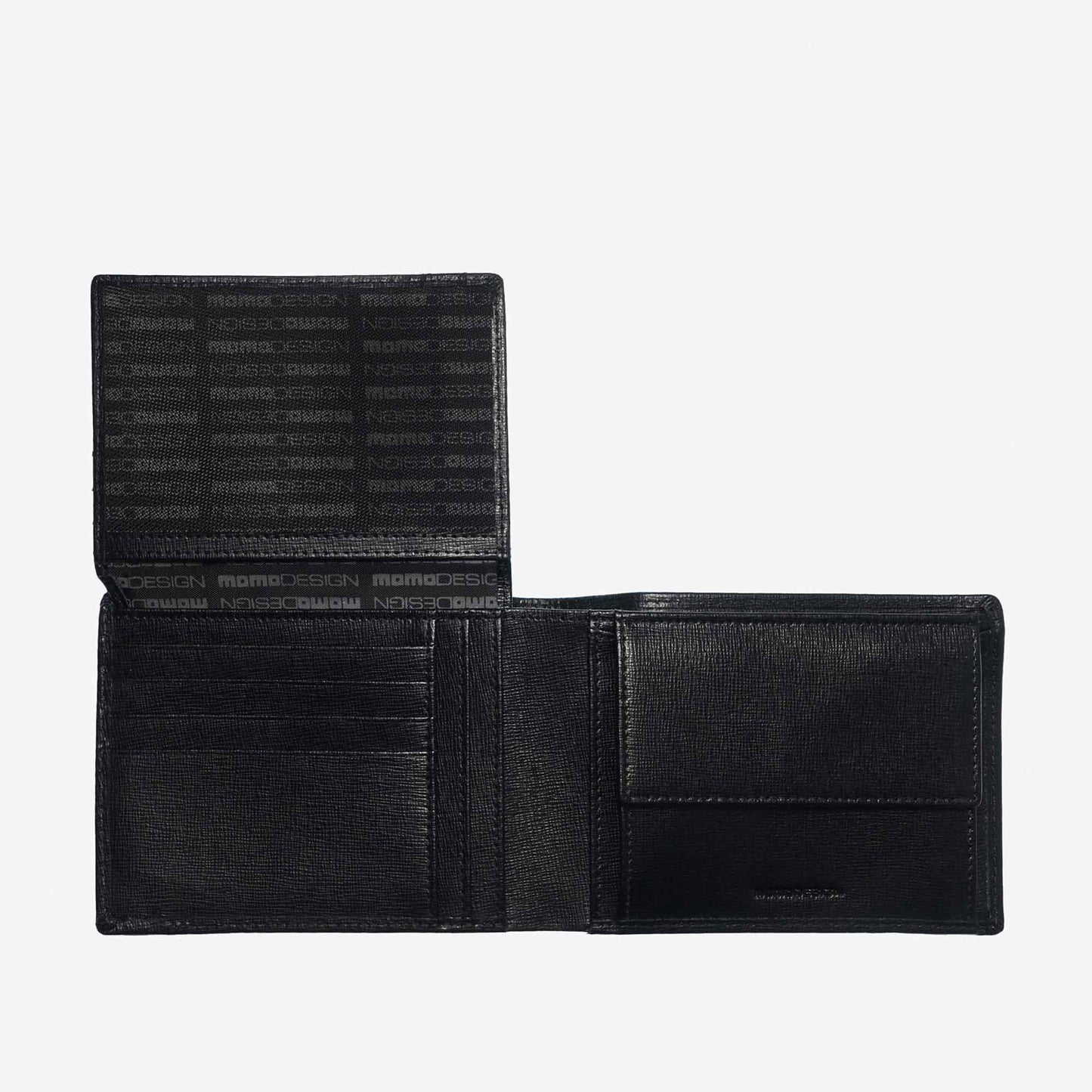 Momodesign Portafoglio in saffiano nero