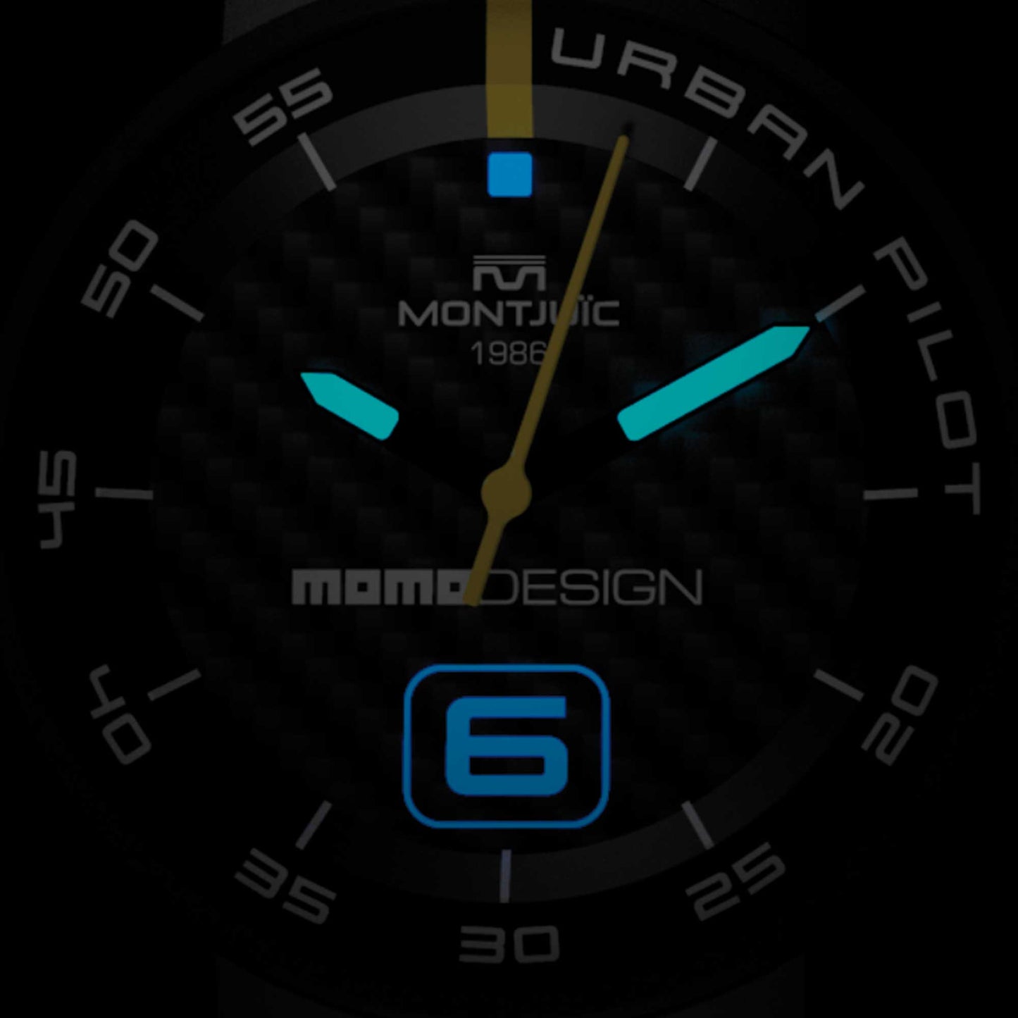 MOMODESIGN X Montjuïc Orologio Urban Pilot SANDBLASTED