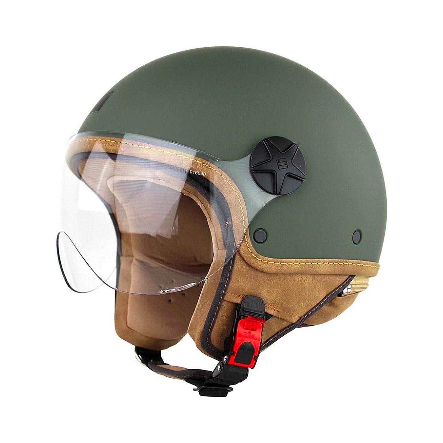 Motocubo Ant 22.06 Helmet Green Matt
