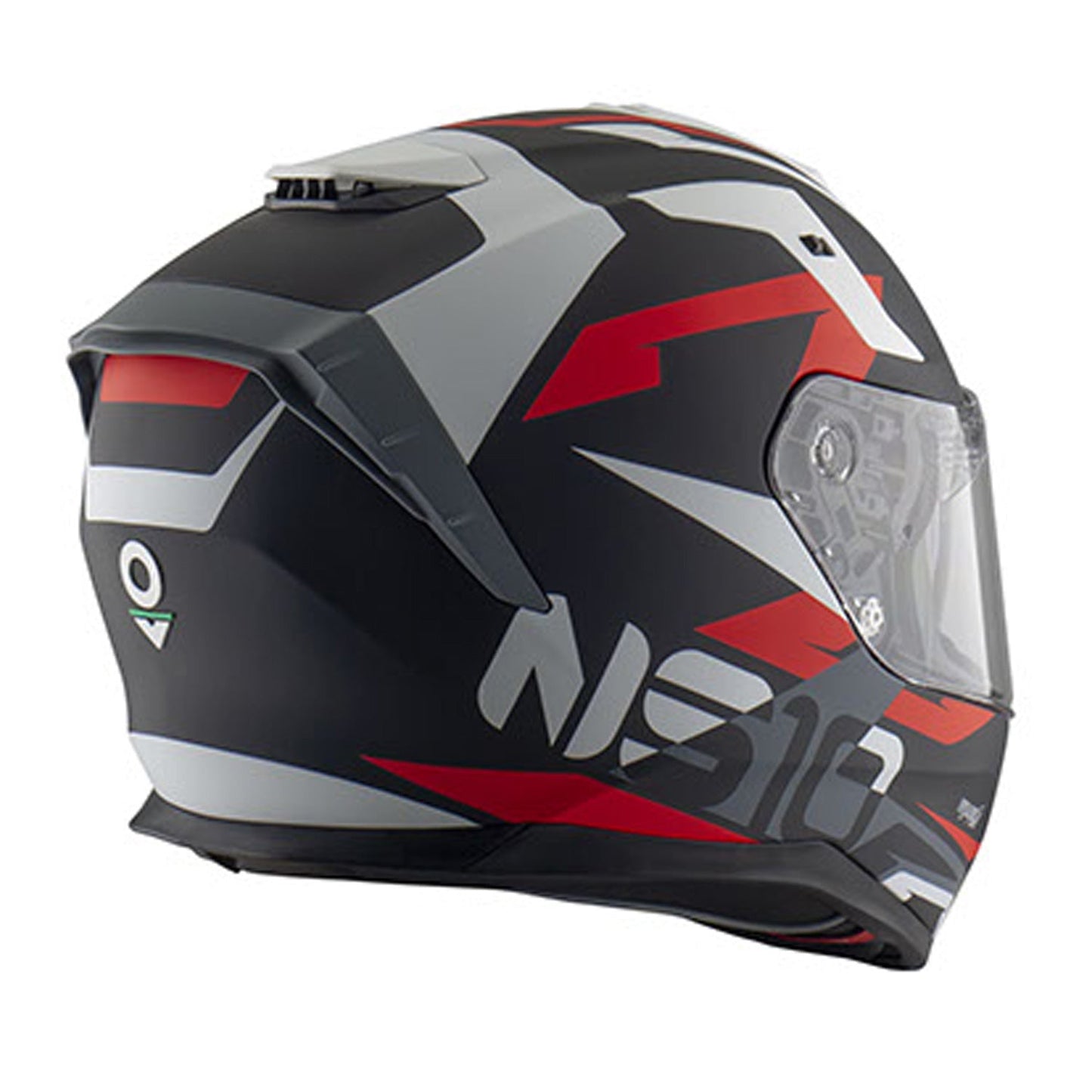 Nos NS-10 Helmet Splinter Red Matt