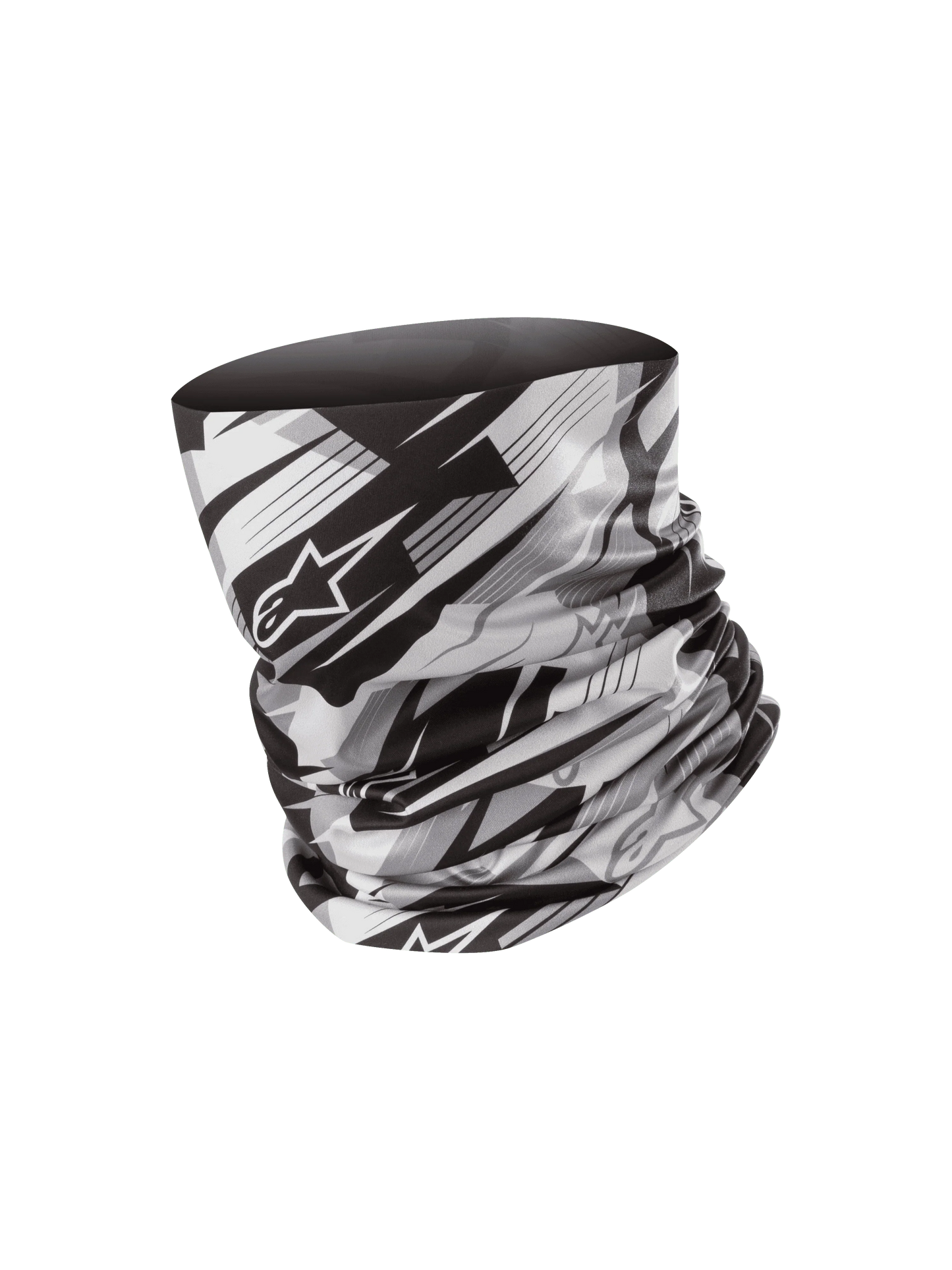 Scaldacollo estivo Alpinestars Neck Tube nero grigio bianco