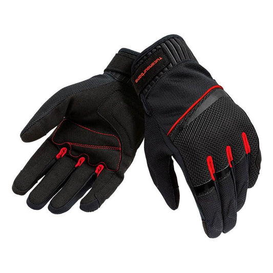 TUCANO URBANO Guanti PENNA Mesh Nero/Rosso