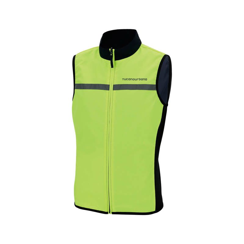 TUCANO URBANO Gilet NANO SWITCH Blu Scuro/Giallo Fluo