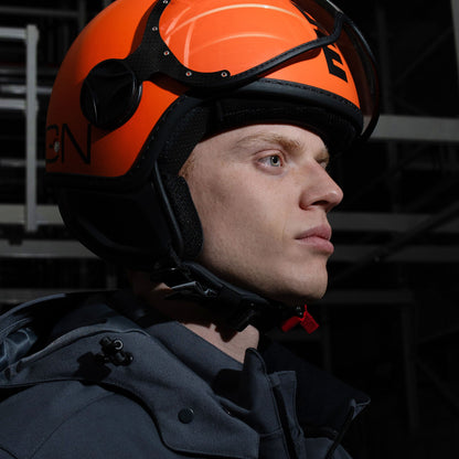 Casco moto jet FGTR CLASSIC Mono E2206 Arancione opaco / nero