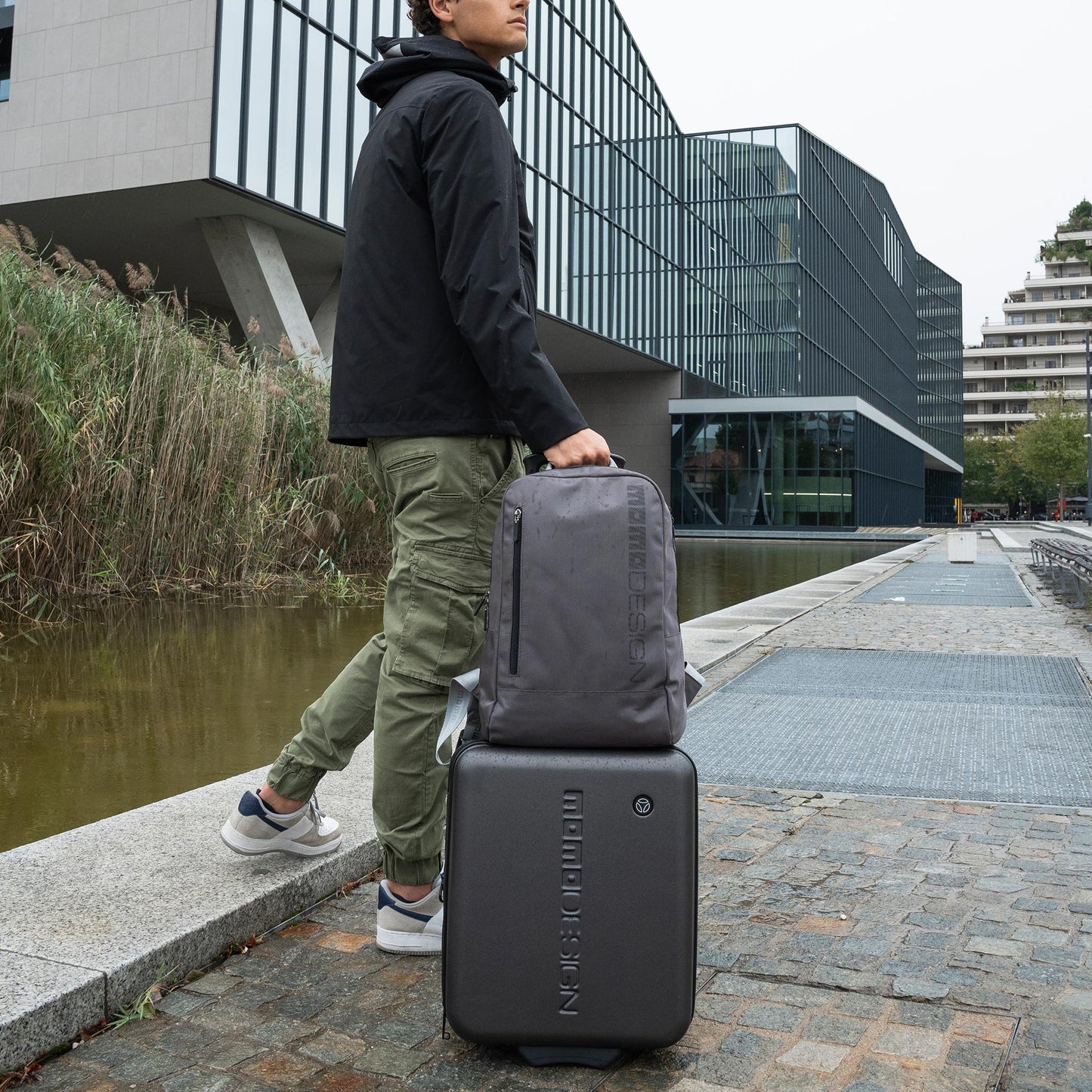MOMODESIGN Trolley underseat grigio