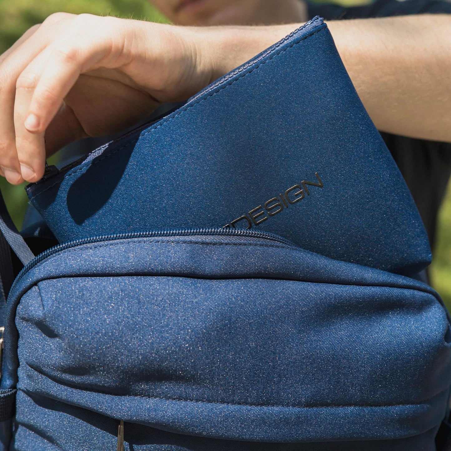 Momodesign Zaino Bagaglio a Mano Alpha Travel Blu