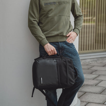 Momodesign Zaino Bagaglio a Mano Alpha Travel Nero