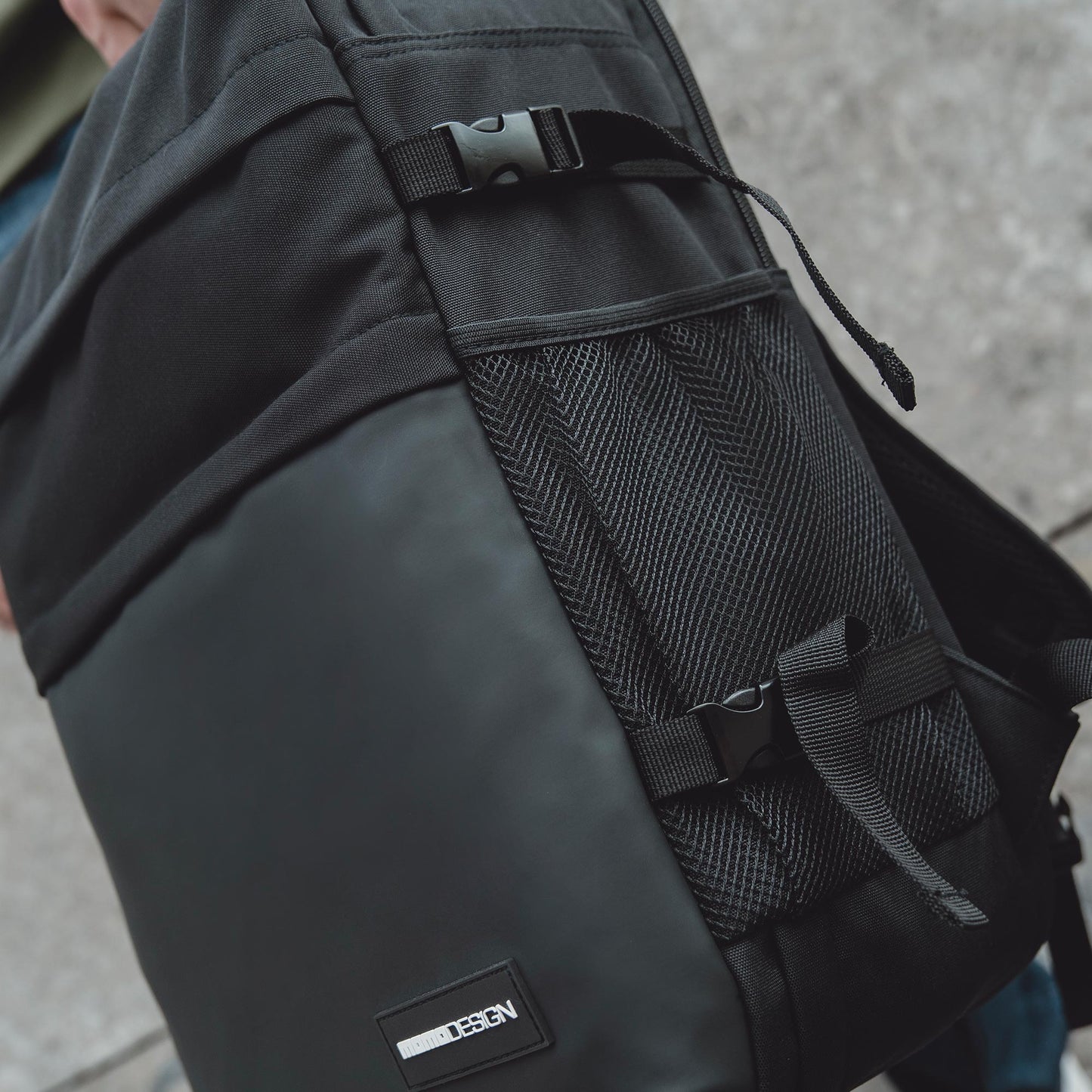 Momodesign Zaino Bagaglio a Mano Alpha Travel Nero