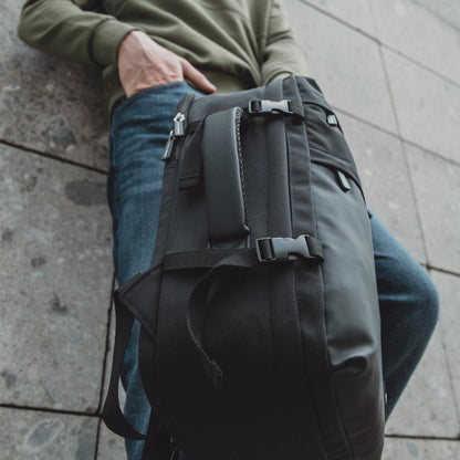Momodesign Zaino Bagaglio a Mano Alpha Travel Nero