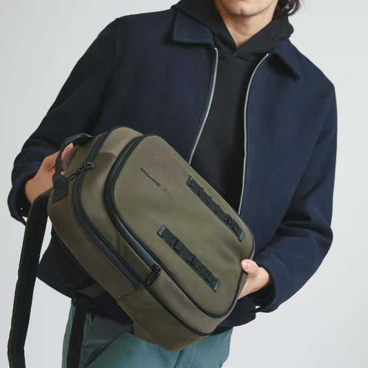Momodesign zaino sportivo Alpha medio in nylon verde militare