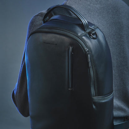 Momodesign zaino business Work nappa grande in nappa PU nero