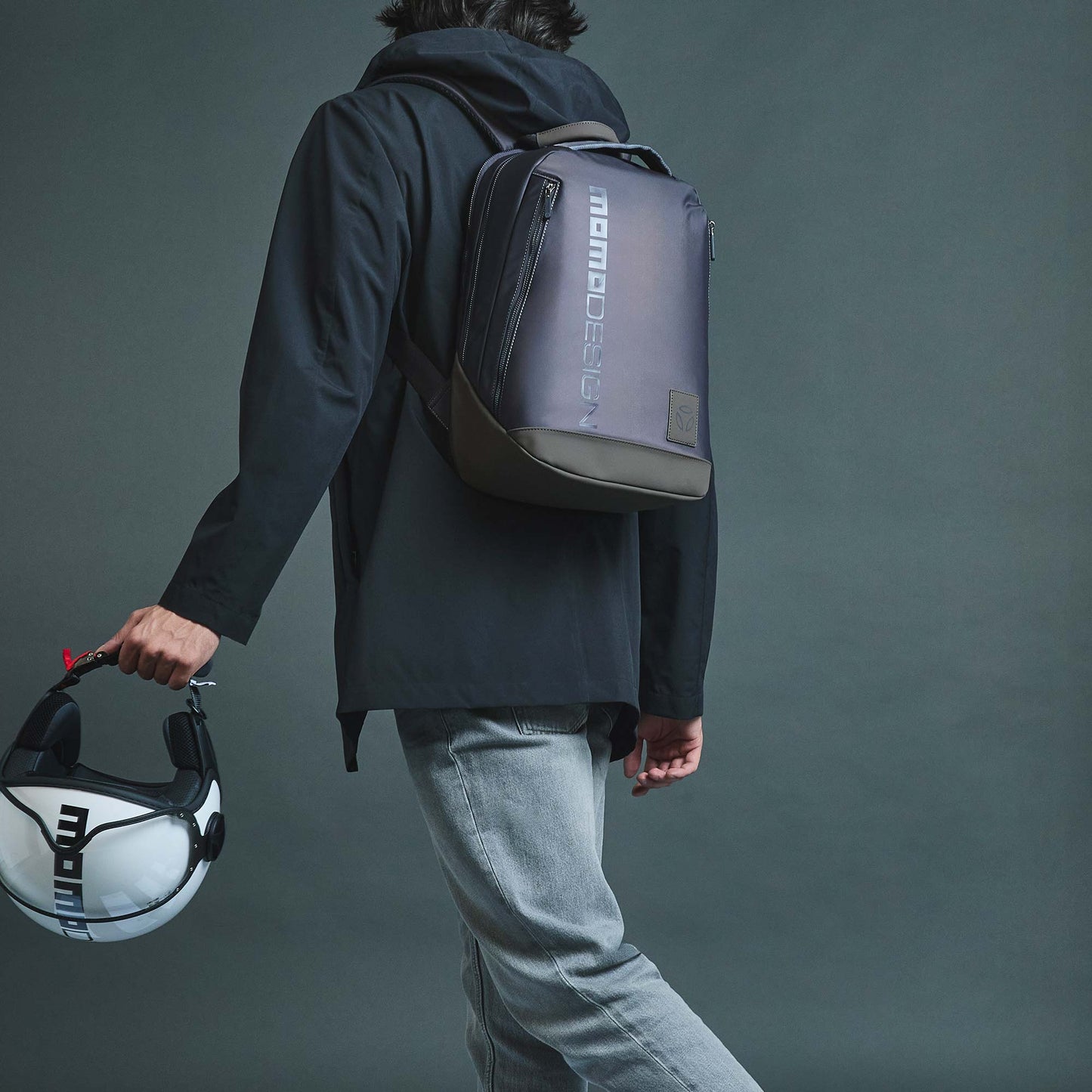 Momodesign zaino sportivo Ovo plus grande in nylon blu