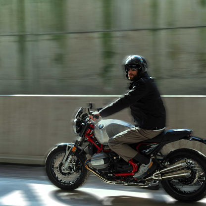 Casco moto jet FGTR EVO Mono E2206 Nero opaco / silver