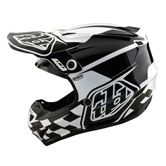 Troy Lee Designs GP Helmet Check Up White/Black