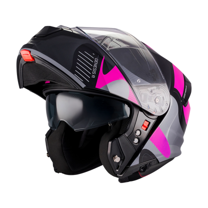 MT casco MODULAR GENESIS R SV LANCER B8 BRILLO