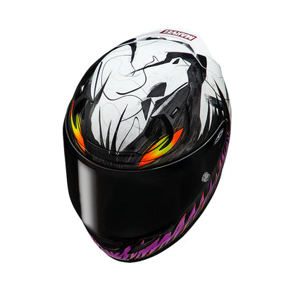 HJC Rpha12 Helmet MC8 Anti Venom 2 Marvel