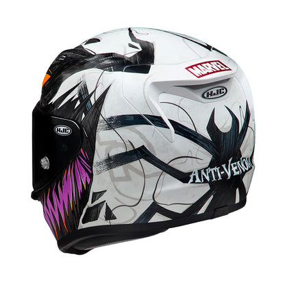 HJC Rpha12 Helmet MC8 Anti Venom 2 Marvel