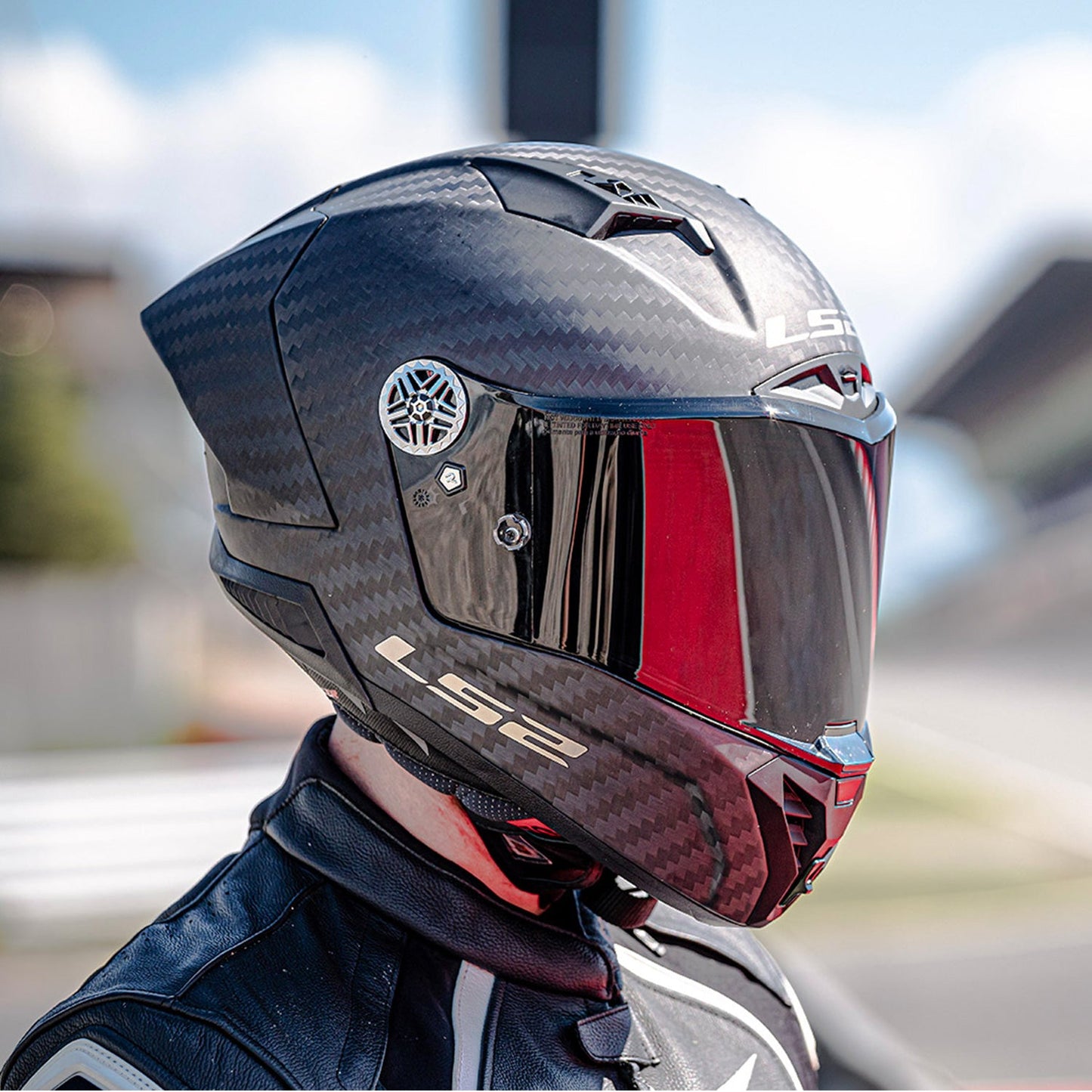 LS2 Thunder GP Aero Helmet Carbon Matt