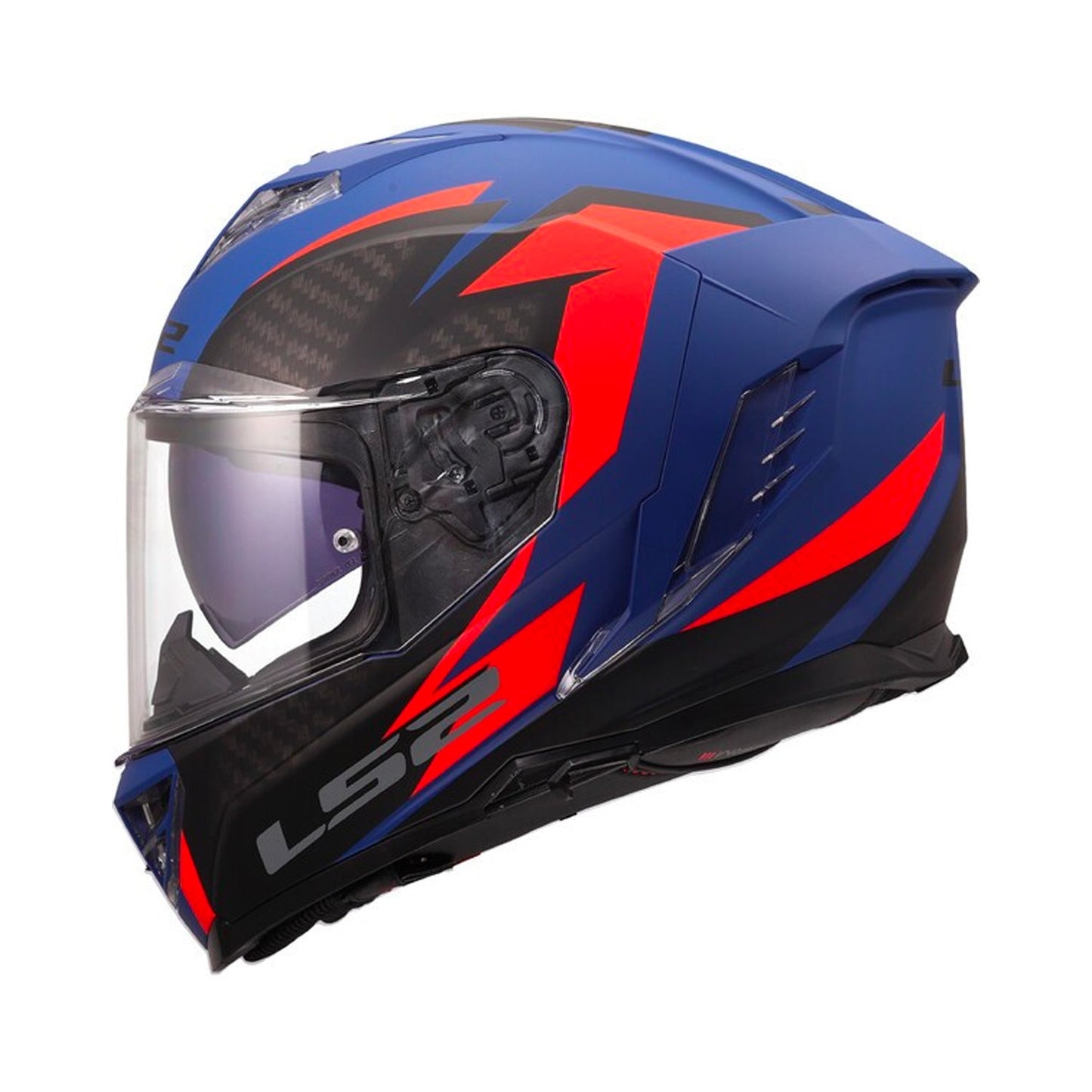 LS2 Storm III Helmet Dynamo Blue/Red/Black Matt