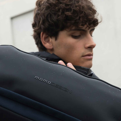 Momodesign Borsone Everyday in pe balistico blu e rubber nero
