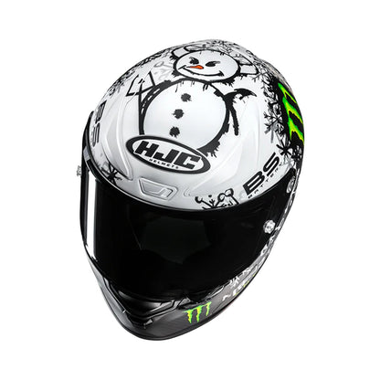 HJC Rpha1 V2 Carbon Helmet Snow Diablo MC10SF