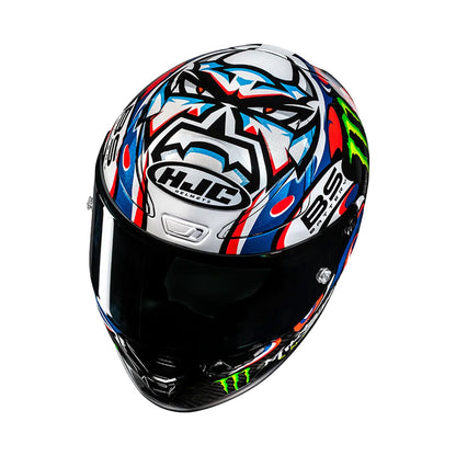 HJC Rpha1 V2 Carbon Helmet Quartararo Le Mans 3 MC21