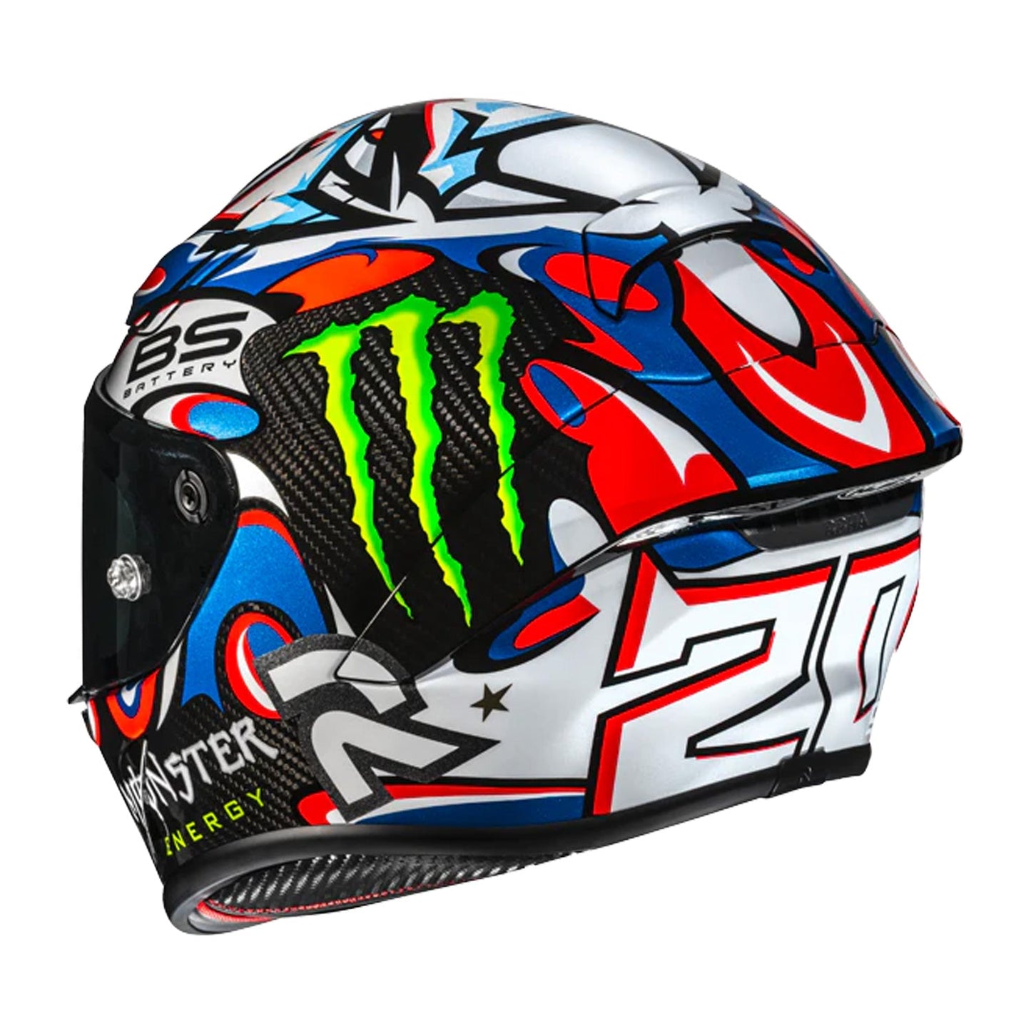 HJC Rpha1 V2 Carbon Helmet Quartararo Le Mans 3 MC21