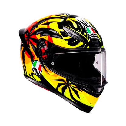Agv K1 S E22.06 Helmet Tropicrush Black/Orange Gloss