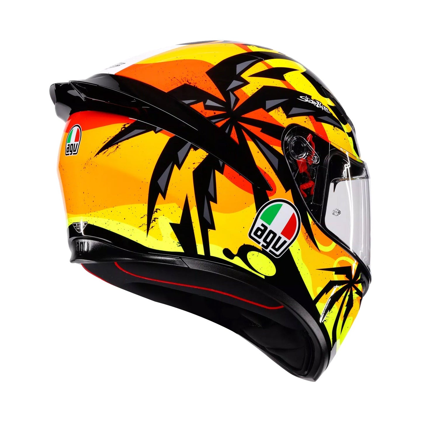 Agv K1 S E22.06 Helmet Tropicrush Black/Orange Gloss