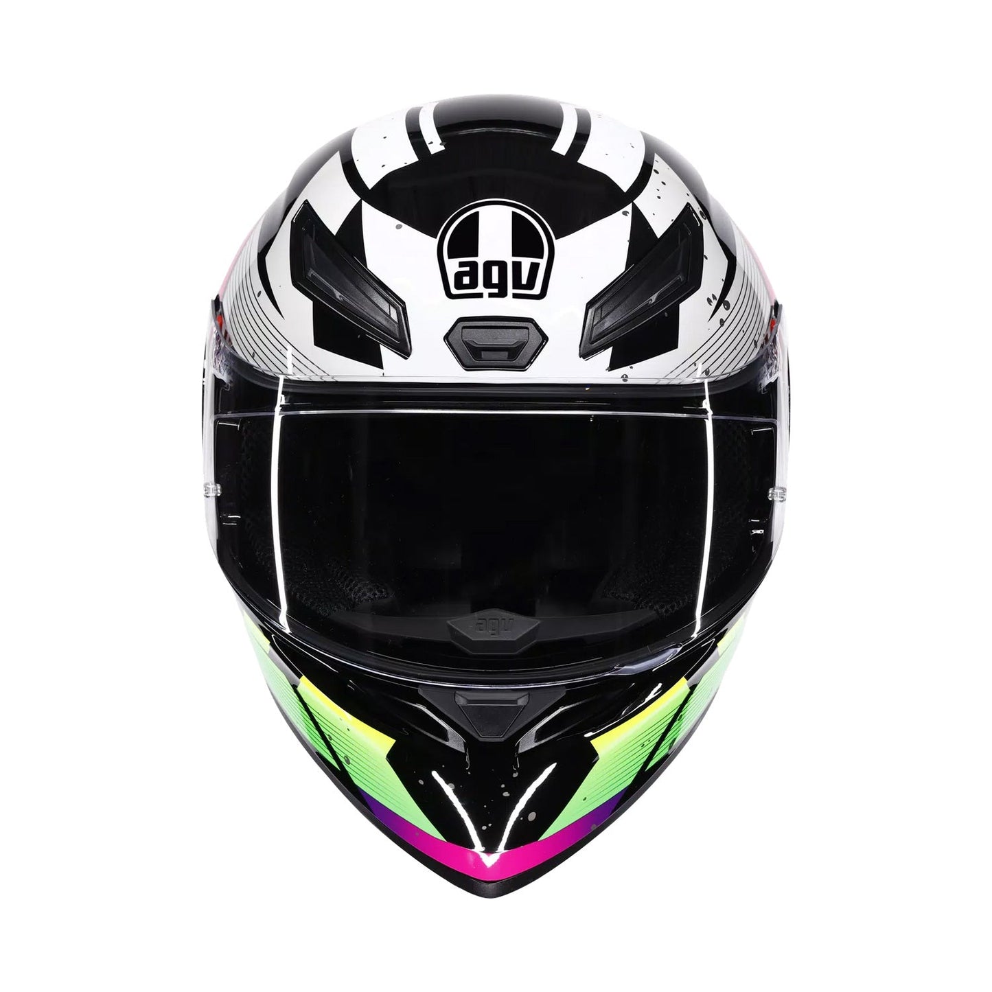 Agv K1 S E22.06 Helmet Punkpulse Black/Purple/Lime Gloss