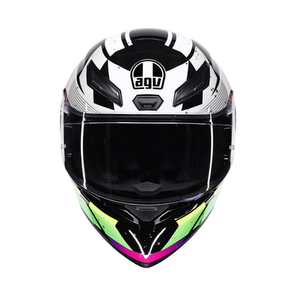Agv K1 S E22.06 Helmet Punkpulse Black/Purple/Lime Gloss