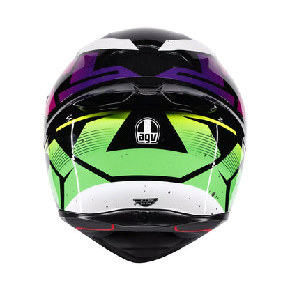 Agv K1 S E22.06 Helmet Punkpulse Black/Purple/Lime Gloss