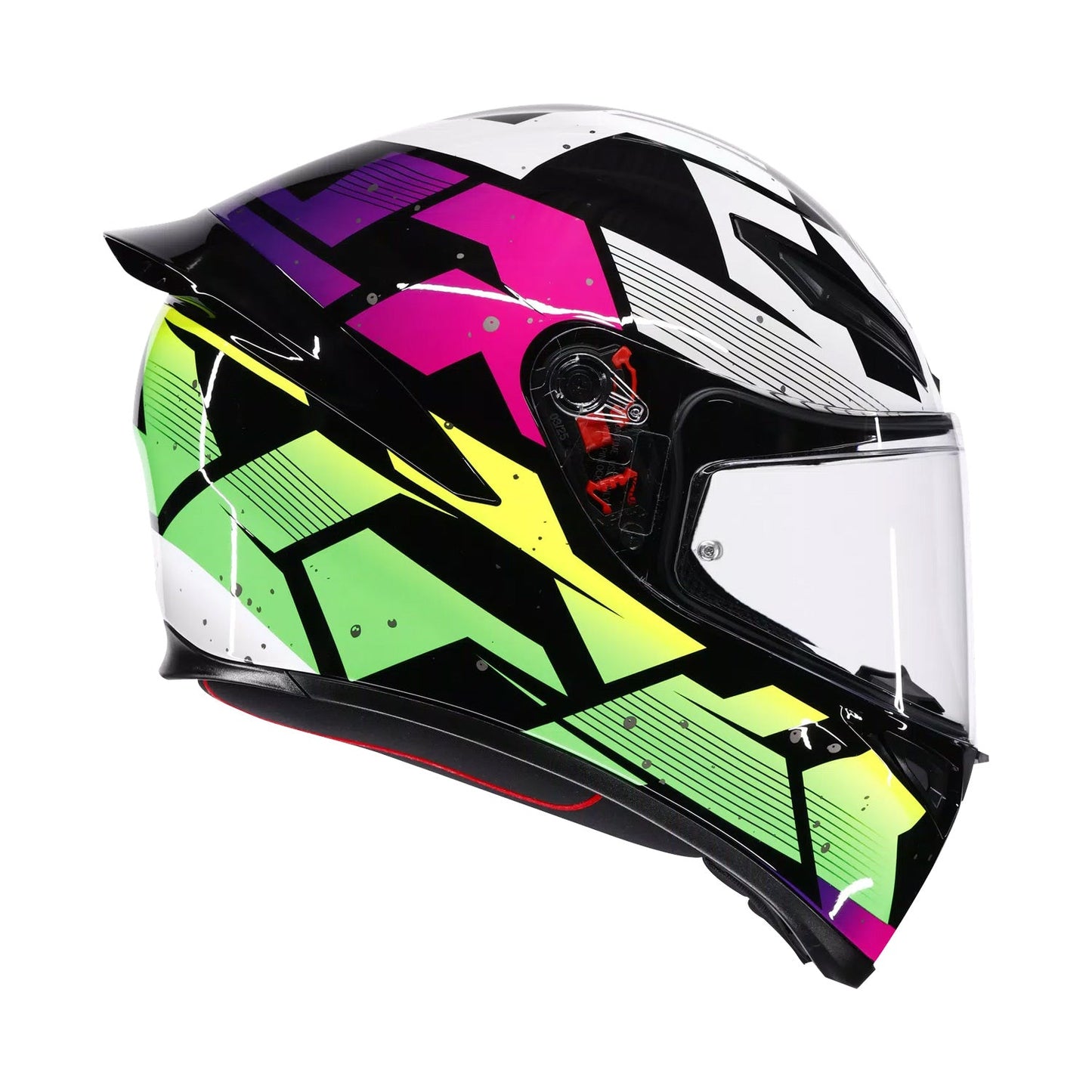 Agv K1 S E22.06 Helmet Punkpulse Black/Purple/Lime Gloss