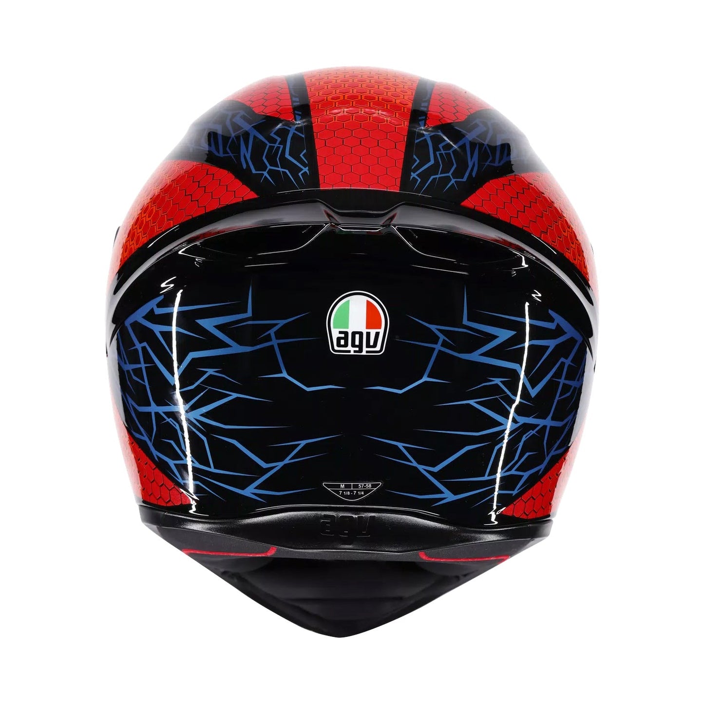 Agv K1 S E22.06 Helmet Speedarmor Black/Orange/Blue Gloss