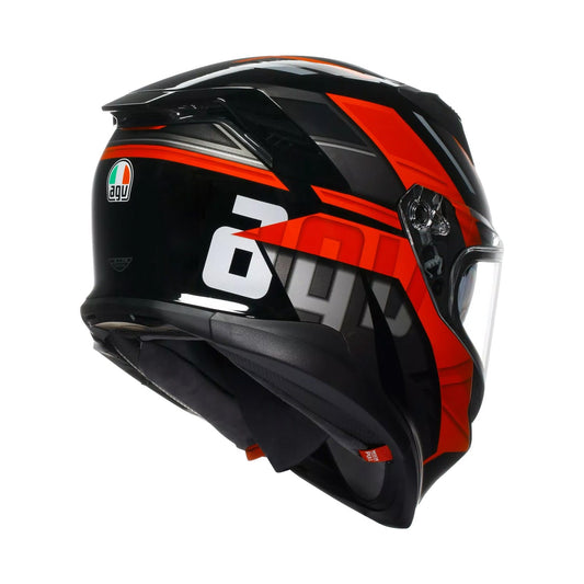 Agv K7 Helmet Taurax Black/Red Gloss