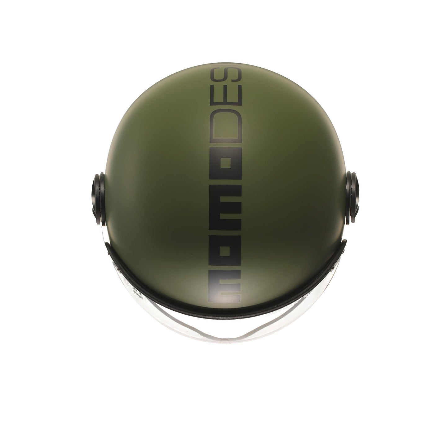 Casco moto jet FGTR CLASSIC Mono E2206 Verde militare opaco / nero