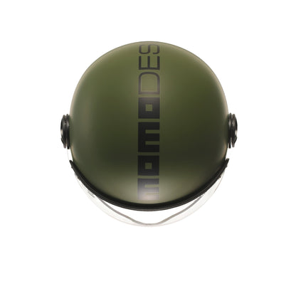 Casco moto jet FGTR CLASSIC Mono E2206 Verde militare opaco / nero