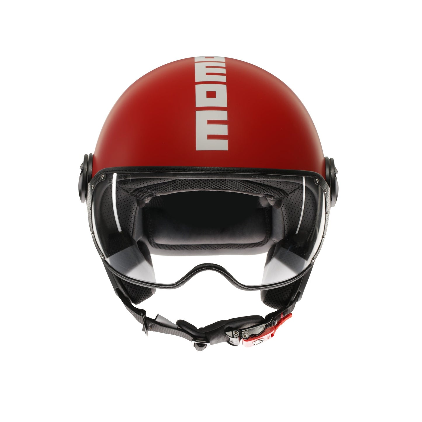 Casco moto jet FGTR CLASSIC Candy E2206 Rosso opaco / bianco