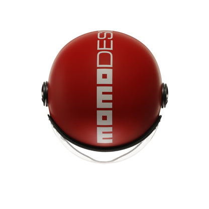 Casco moto jet FGTR CLASSIC Candy E2206 Rosso opaco / bianco