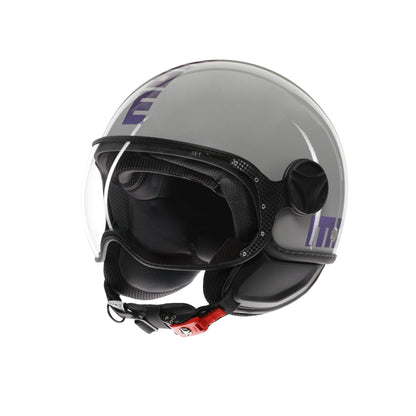 Casco moto jet FGTR CLASSIC Flip E2206 Blu / fucsia
