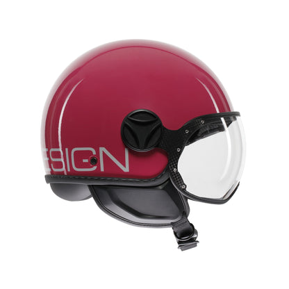 Casco moto jet FGTR CLASSIC Candy E2206 Fucsia / bianco