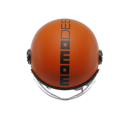 Casco moto jet FGTR CLASSIC Mono E2206 Arancione opaco / nero