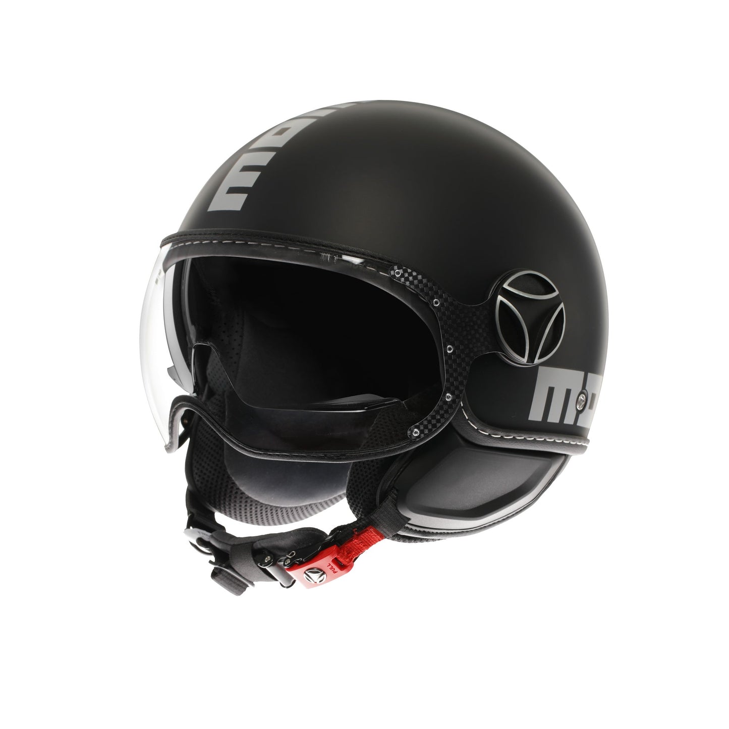Casco moto jet FGTR EVO Mono E2206 Nero opaco / silver