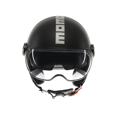 Casco moto jet FGTR EVO Mono E2206 Nero opaco / silver