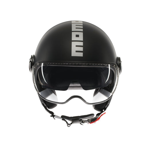 Casco moto jet FGTR EVO Mono E2206 Nero opaco / silver