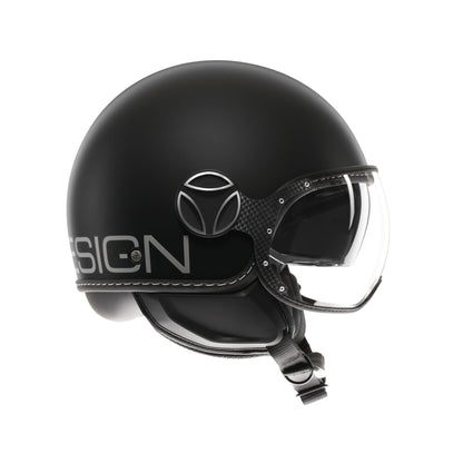 Casco moto jet FGTR EVO Mono E2206 Nero opaco / silver