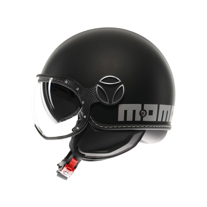 Casco moto jet FGTR EVO Mono E2206 Nero opaco / silver