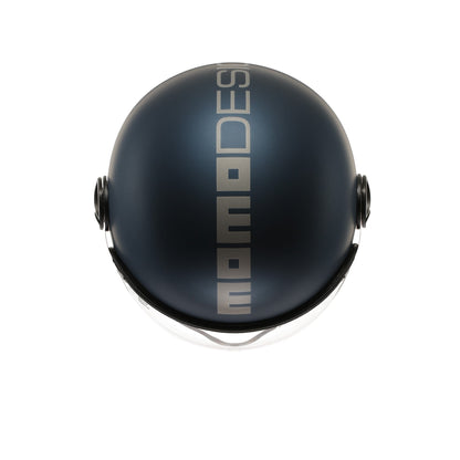 Casco moto jet FGTR EVO Mono E2206 Blu avio opaco / silver