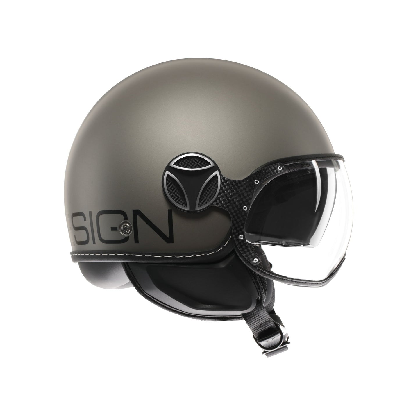 Casco moto jet FGTR EVO Mono E2206 Titanio opaco / nero
