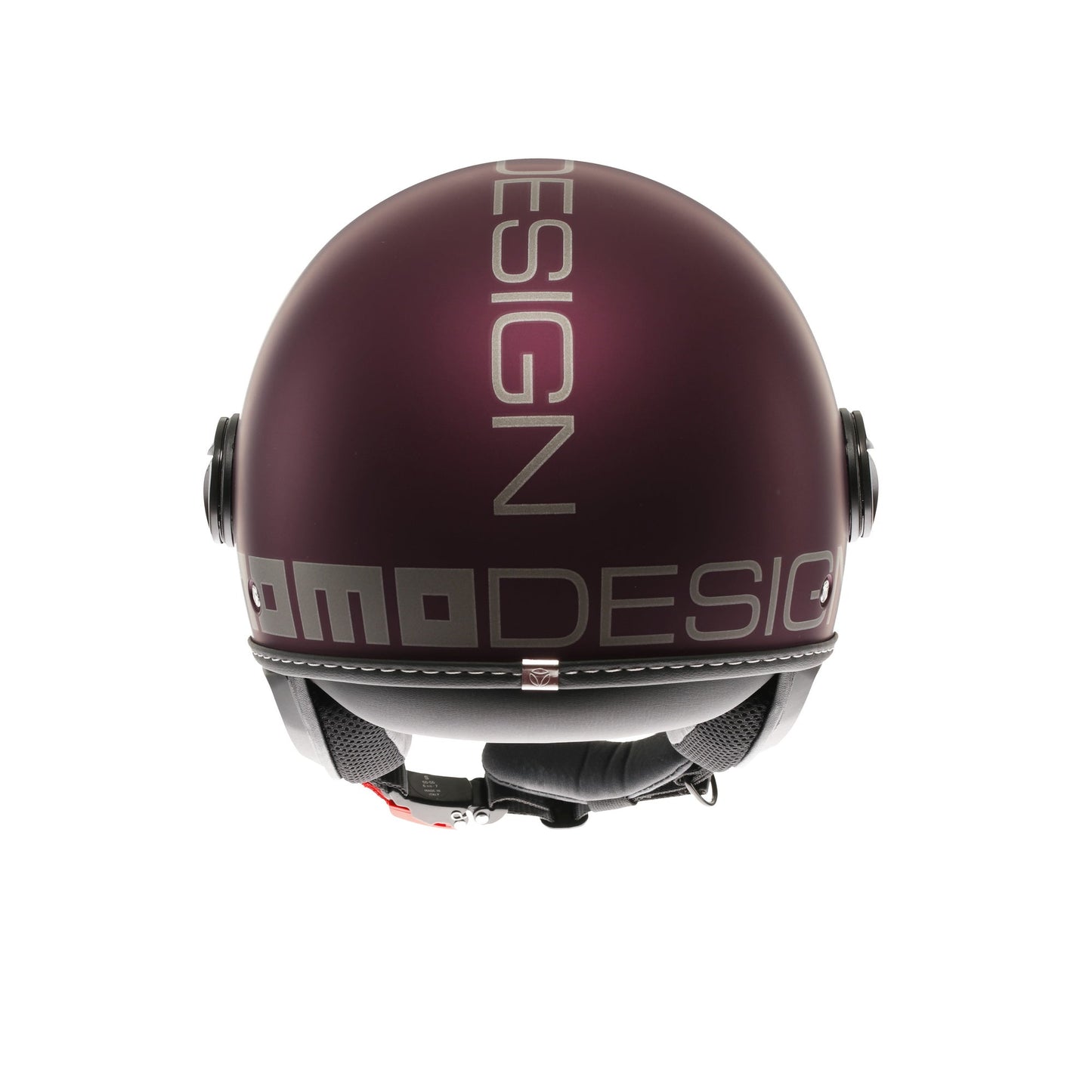 Casco moto jet FGTR EVO Mono E2206 Amarena opaco / silver